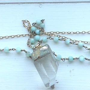 Beautiful crystal necklace.